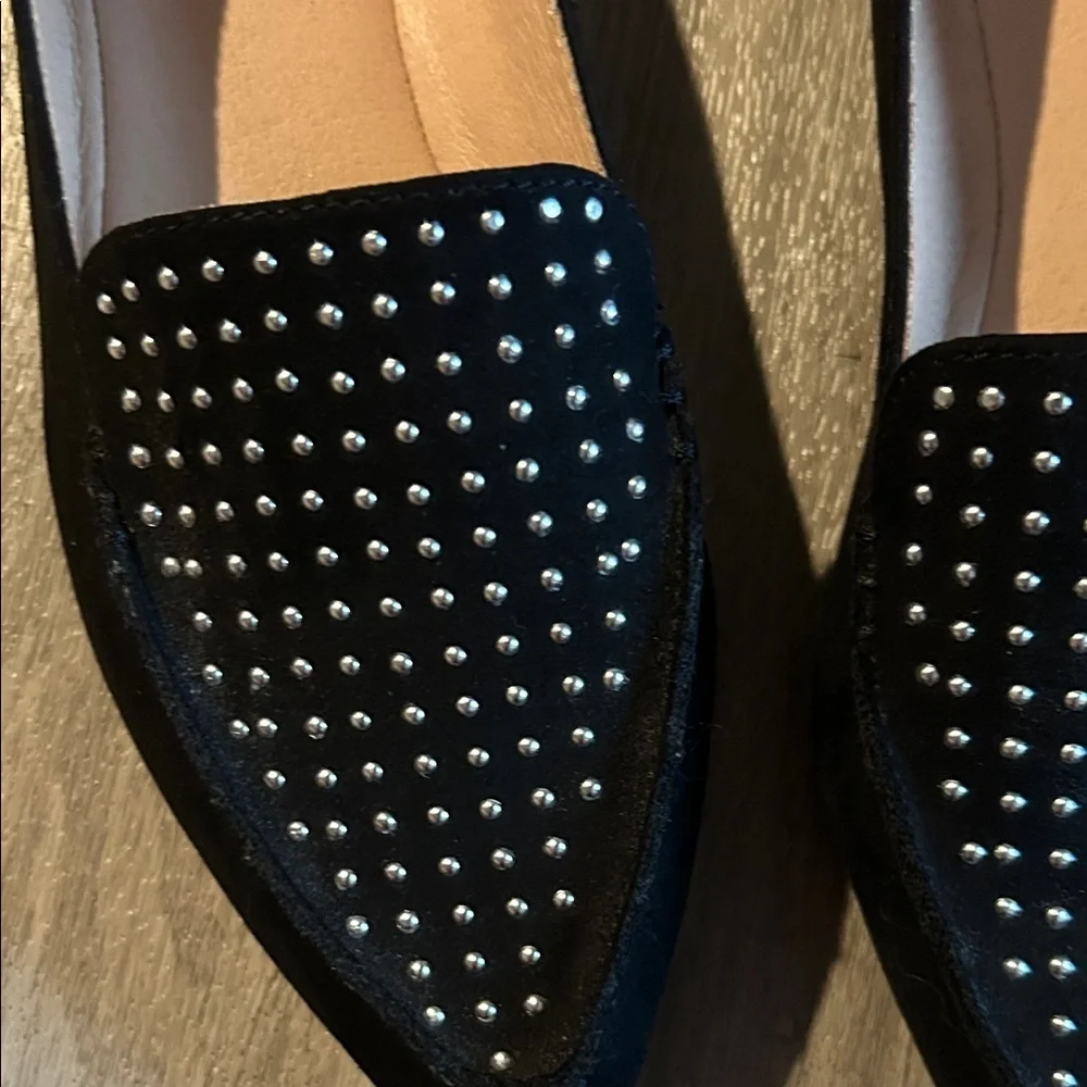 R2 Black Loafers with Silver Studs (NWOT) - Picture 5 of 8